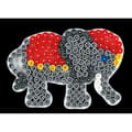 Miniatyrbild 1 av 2: Platta Elefant (Liten) för standardpärlor (Ø5 mm)