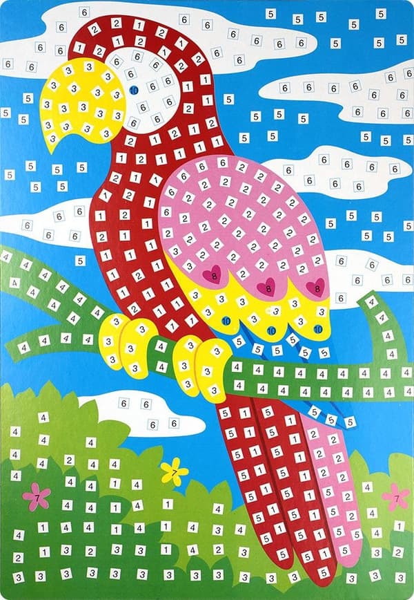 Foam Mosaic Parrot Fun&Joy