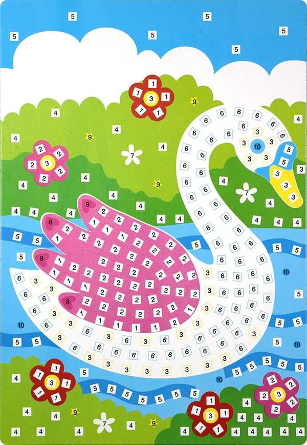 Foam Mosaic Swan Fun&Joy