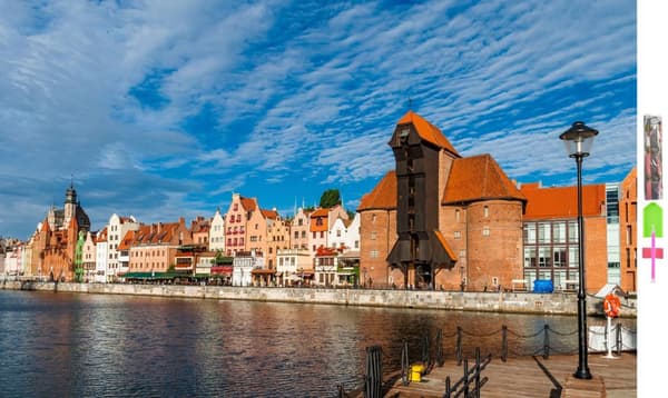 DIAMANTBRODERI 5D Sæt 100*150 Gamleby GDANSK