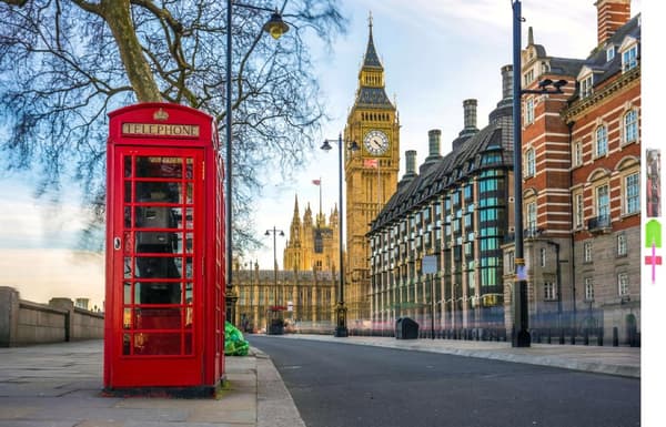 DIAMANTBRODERI 5D Sæt 100*150 London BIG BEN