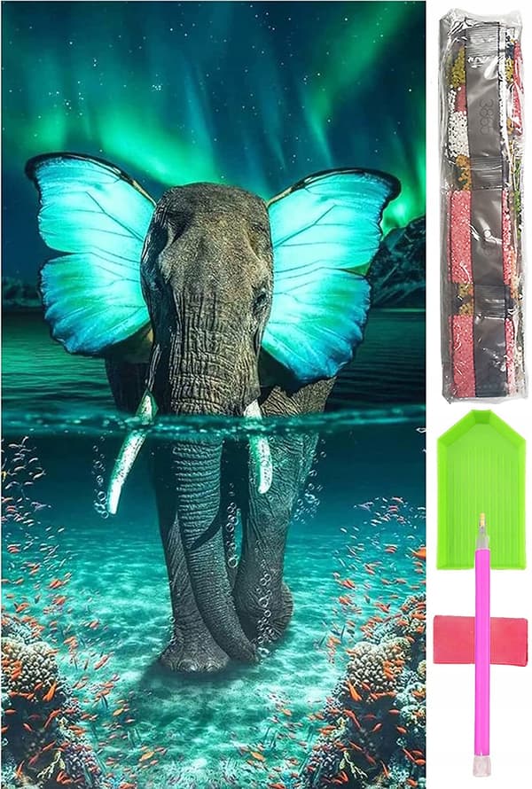 DIAMANTBRODERI 5D Sæt Billedmosaik 50*100cm