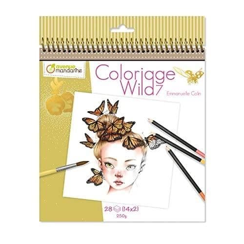 AVENUE MANDARINE GY134C - WILD 7 FÄRGBOK - EMMANUELLE COLIN