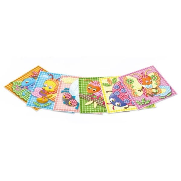 PlayMais Mosaic - PlayMais - Liten insekt - 100 % biologiskt nedbrytbar - 2300 flingor - Från 3 år