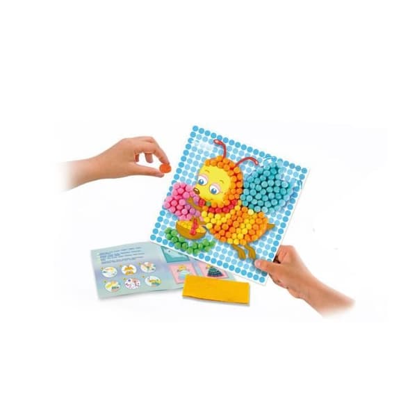 PlayMais Mosaic - PlayMais - Liten insekt - 100 % biologiskt nedbrytbar - 2300 flingor - Från 3 år