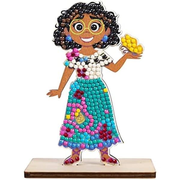 Figurine med Diamanter - KRISTALL KONST - Mirabel - Komplett Kit - Kreativ Aktivitet - För Barn Från 5 År