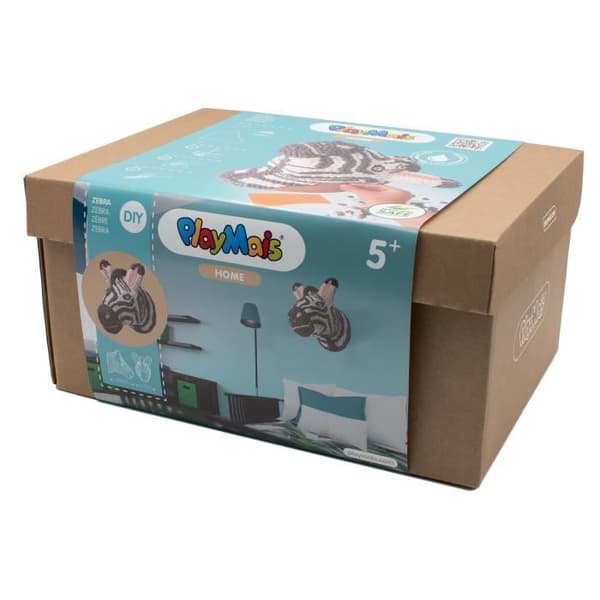 PLAYMAIS Mosaic Home - 3D Zebra Model