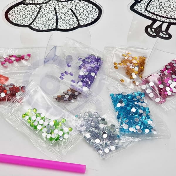 WOOPIE ART&FUN Timanttikirjontamaalaus Mosaiikki 5D