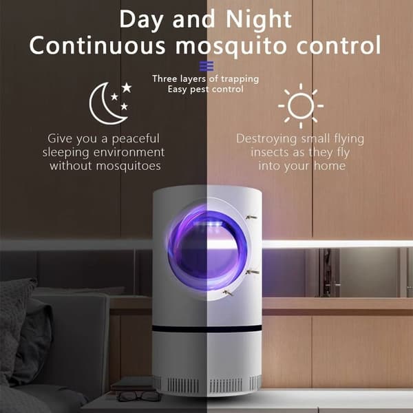 UV Attraktion Light Mosquito Killer USB Elektrisk Bug Zapper