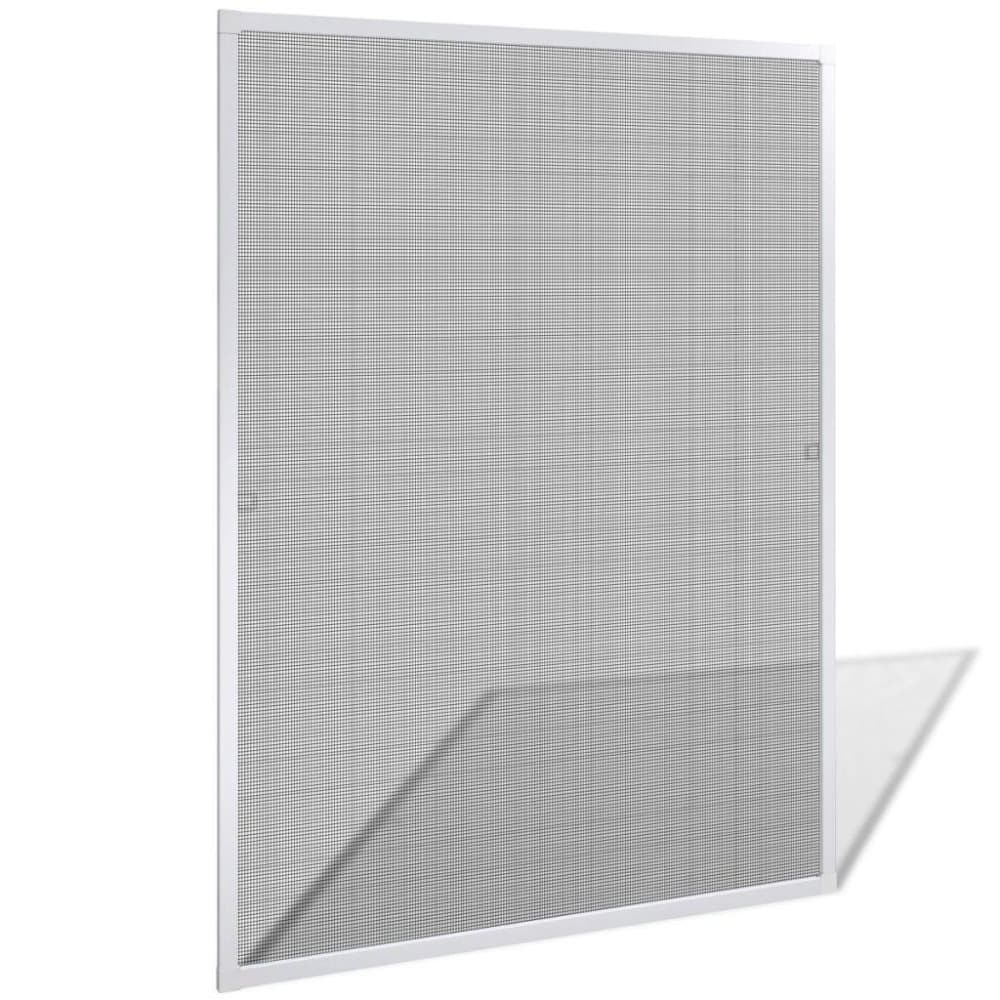 vidaXL Insektnetting for vinduer 100 x 120 cm hvit