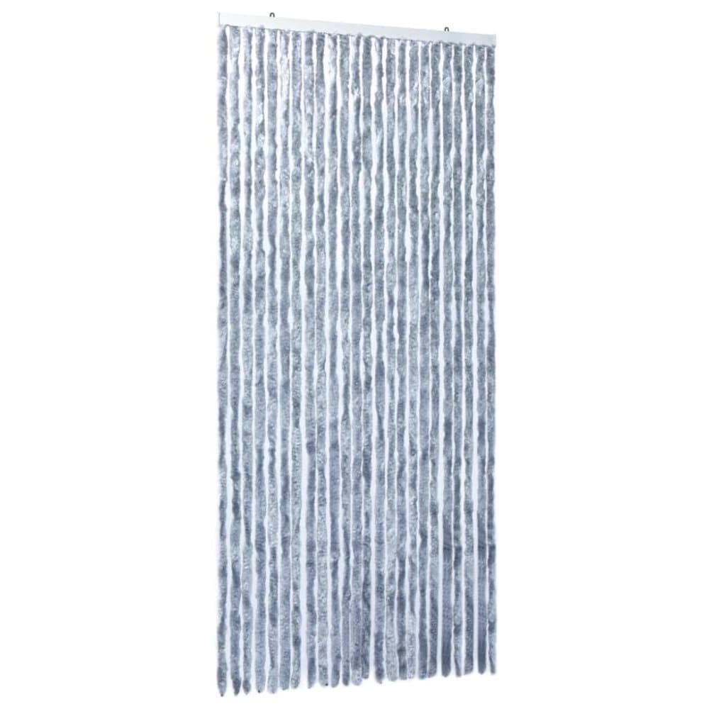 vidaXL insektgardin 100 x 220 cm sølvfarvet