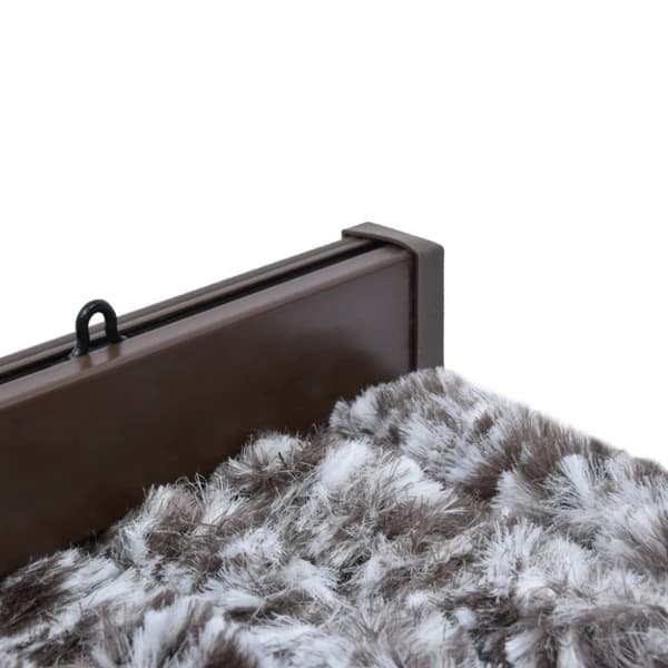 vidaXL Hyönteisverho ruskea ja beige 56x185 cm Chenille