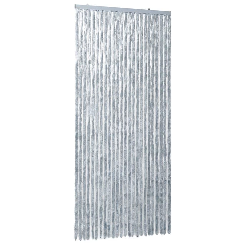 vidaXL Insektgardin 100x220 cm hvit og grå