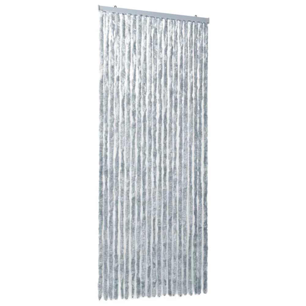 vidaXL Insektgardin 90x220 cm hvit og grå