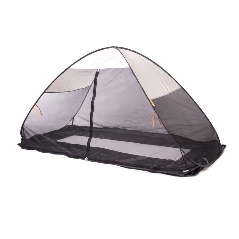 DERYAN pop op-sengetelt med myggenet 200 x 90 x 110 cm cremefarvet