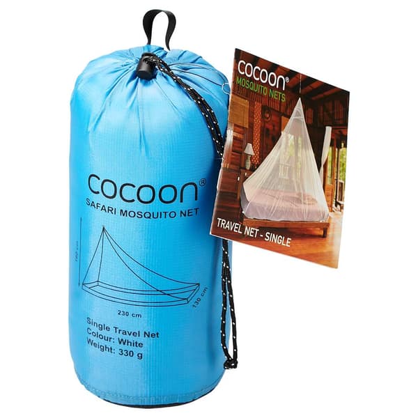 COCOON TRAVEL NET SINGLE CCMNT1, myggnät för säng inomhus