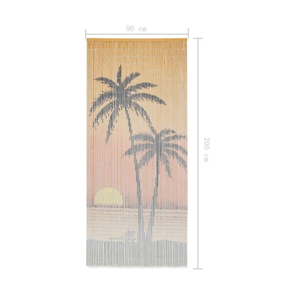 vidaXL Dörrdraperi i bambu 90x200 cm