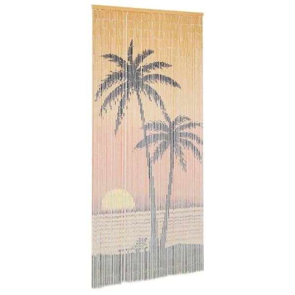 vidaXL Dörrdraperi i bambu 90x200 cm