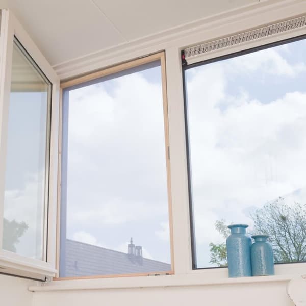 Nature myggenet og insektskærm 1 x 3 m glasfiber hvid