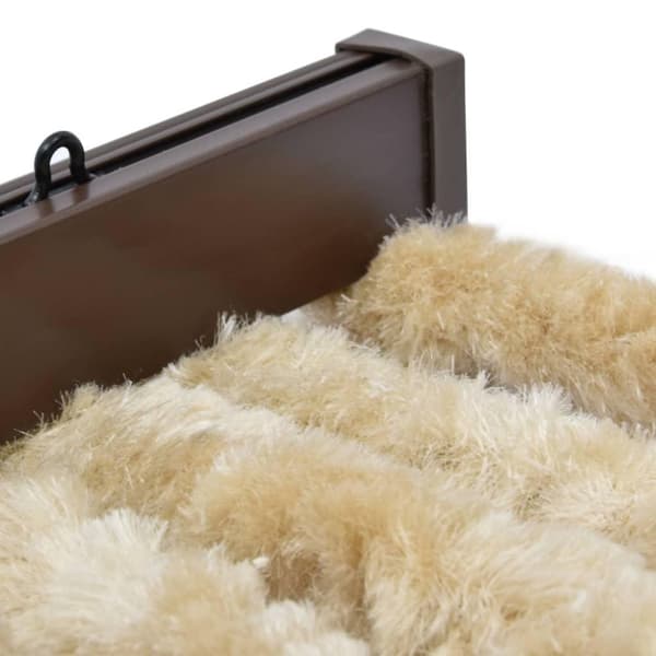 vidaXL Insektgardin beige 56x200 cm chenille
