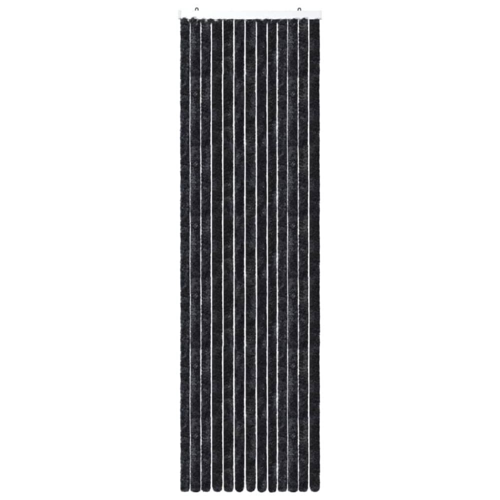 vidaXL Insektsdraperi antracit 120x220 cm chenille