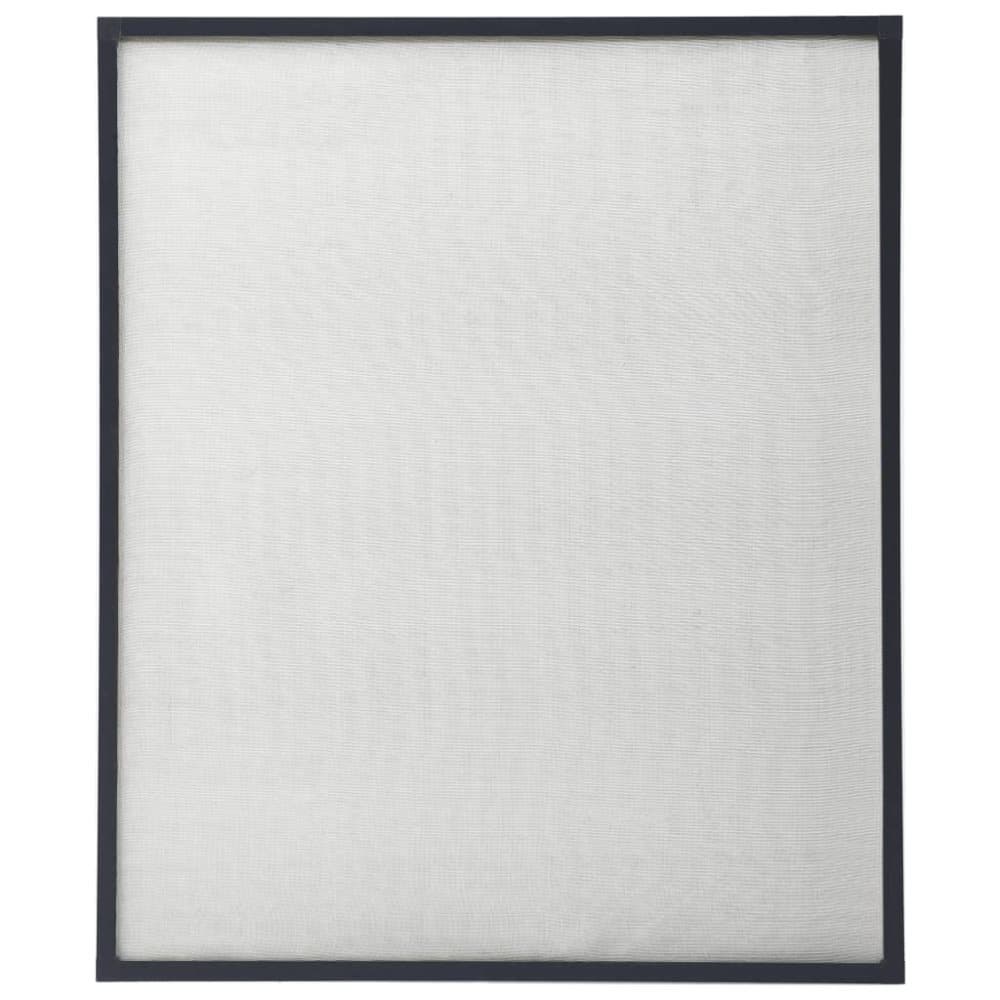 vidaXL Insektsnät för fönster antracit 130x150 cm