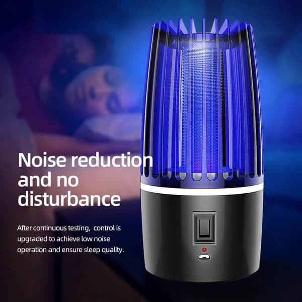 Kannettava hyttyslamppu UV-A-LEDillä 60m2