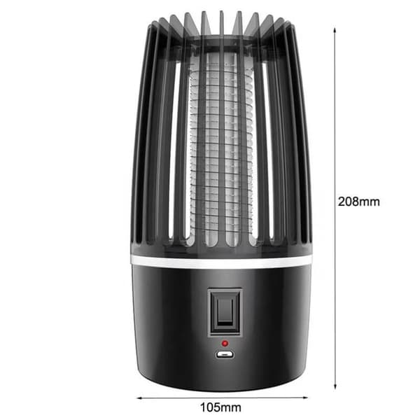 Kannettava hyttyslamppu UV-A-LEDillä 60m2