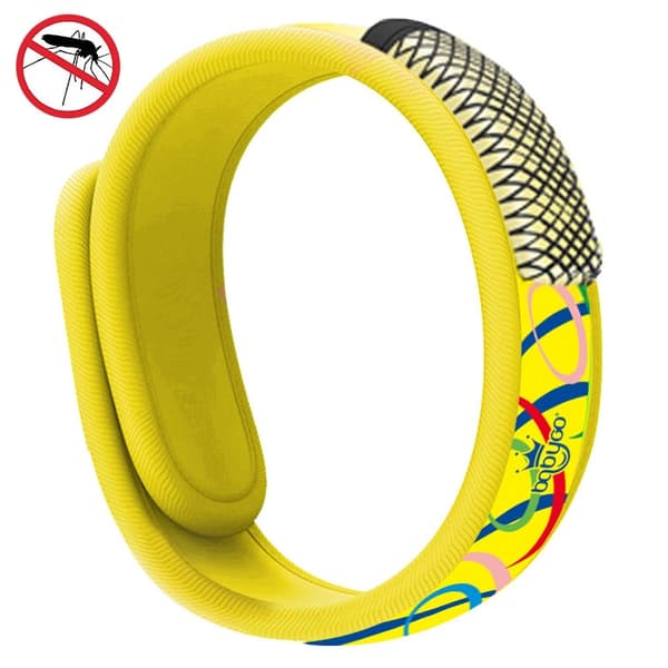 BABYGO BA-002 Children Cartoon Outdoor Mosquito Repellent Bracelet Silicone Mosquito Repellent Wristband(Equatorial)