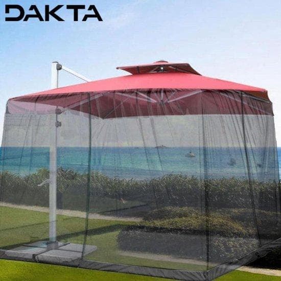 Parasol med myggenet