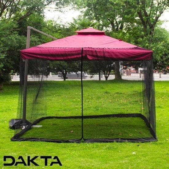 Parasol med myggenet
