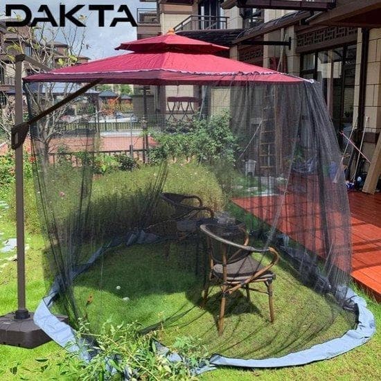 Parasol med myggenet