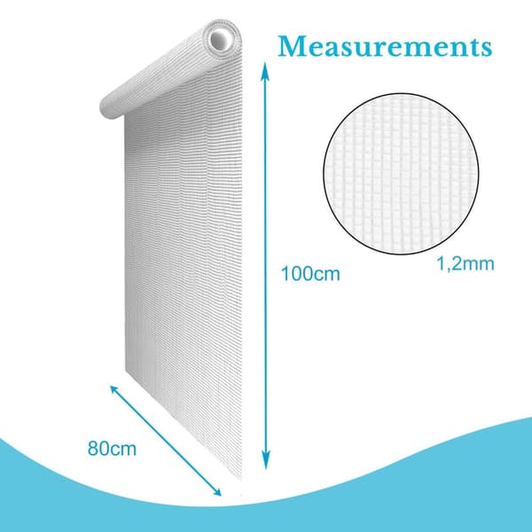 Flugnät Insektsnät fiberglas UV-beständigt fönsterdörr per meter bredd maskstorlek 1,2mm