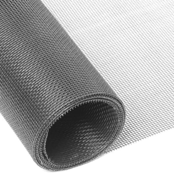 Flugnät Insektsnät fiberglas UV-beständigt fönsterdörr per meter bredd maskstorlek 1,2mm