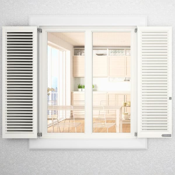 Flugnät Insektsnät fiberglas UV-beständigt fönsterdörr per meter bredd maskstorlek 1,2mm