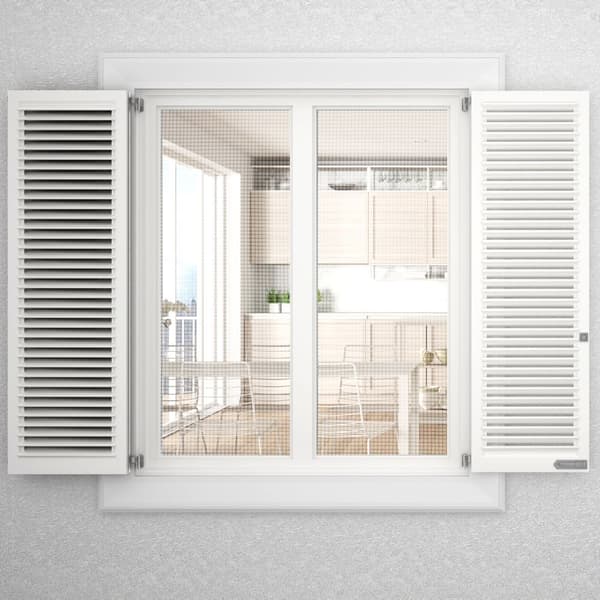Flugnät Insektsnät fiberglas UV-beständigt fönsterdörr per meter bredd maskstorlek 1,2mm