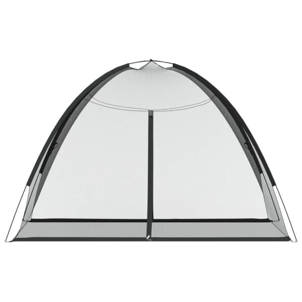 vidaXL Hyttysverkko Mongolia ovilla 220 verkko Musta 200x120x130 cm