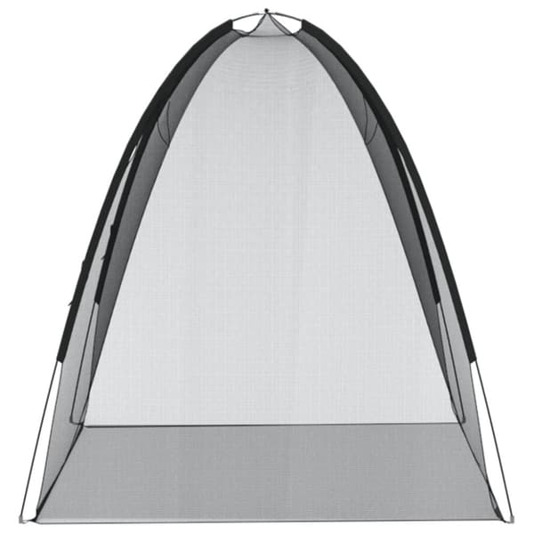 vidaXL Hyttysverkko Mongolia ovilla 220 verkko Musta 200x120x130 cm