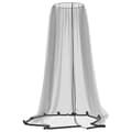 Miniatyrbilde 1 av 7: vidaXL Myggnett for paraply 220 netting svart Φ330x250 cm