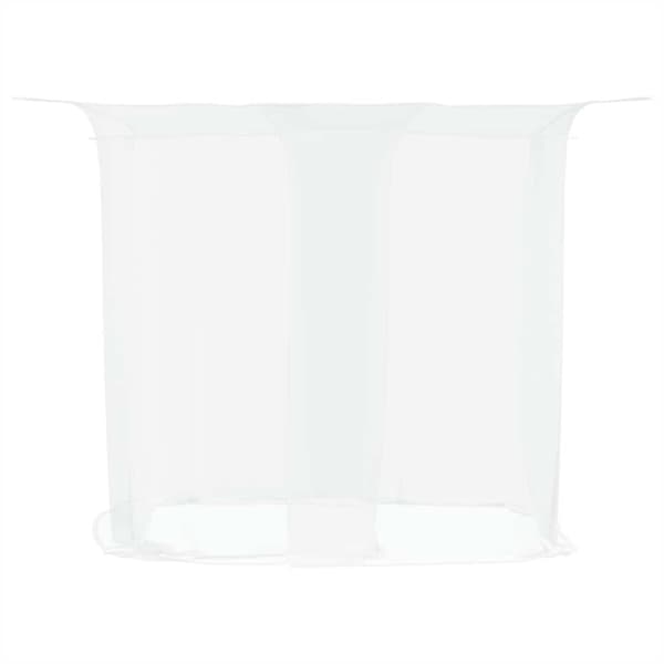 vidaXL Hengende myggnett 156 netting hvit 220x180x180 cm