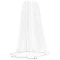 Miniatyrbilde 5 av 7: vidaXL Myggnett for paraply 220 netting hvit Φ330x250 cm