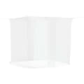 Miniatyrbilde 1 av 6: vidaXL Hengende myggnett 156 netting hvit 220x150x180 cm