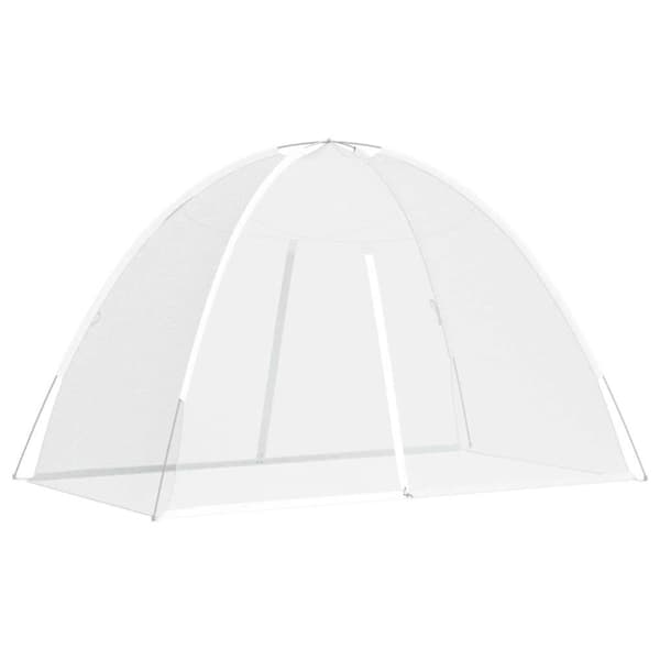 vidaXL Hyttysverkko Mongolia ovilla 220 verkko valk. 200x120x130 cm