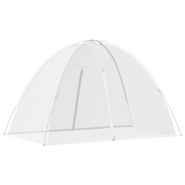 vidaXL Hyttysverkko Mongolia ovilla 220 verkko valk. 200x120x130 cm