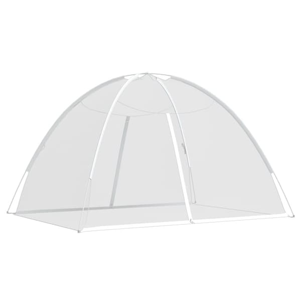 vidaXL Hyttysverkko Mongolia ovilla 220 verkko valk. 200x150x140 cm