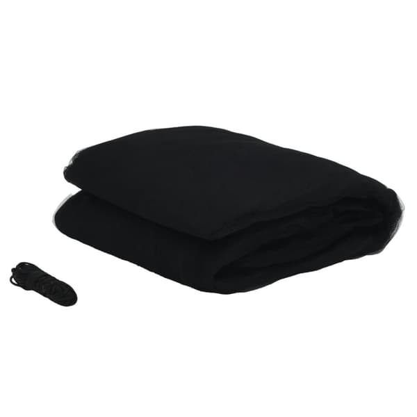 vidaXL myggenet til parasol 220 Φ300x230 cm trådnet sort