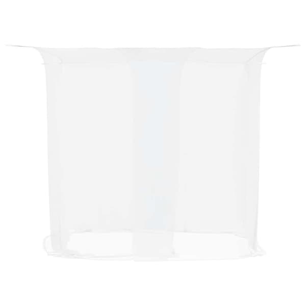 vidaXL Riippuva hyttysverkko 156 verkko valkoinen 220x100x150 cm