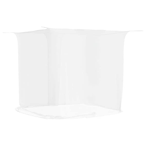 vidaXL Riippuva hyttysverkko 156 verkko valkoinen 220x100x150 cm