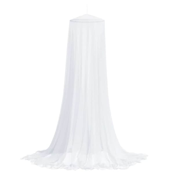 vidaXL myggenet til seng 56x56x220 cm trådnet hvid