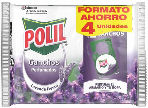 Mothproof Polil   Door Hanger Lavendar 4 Units